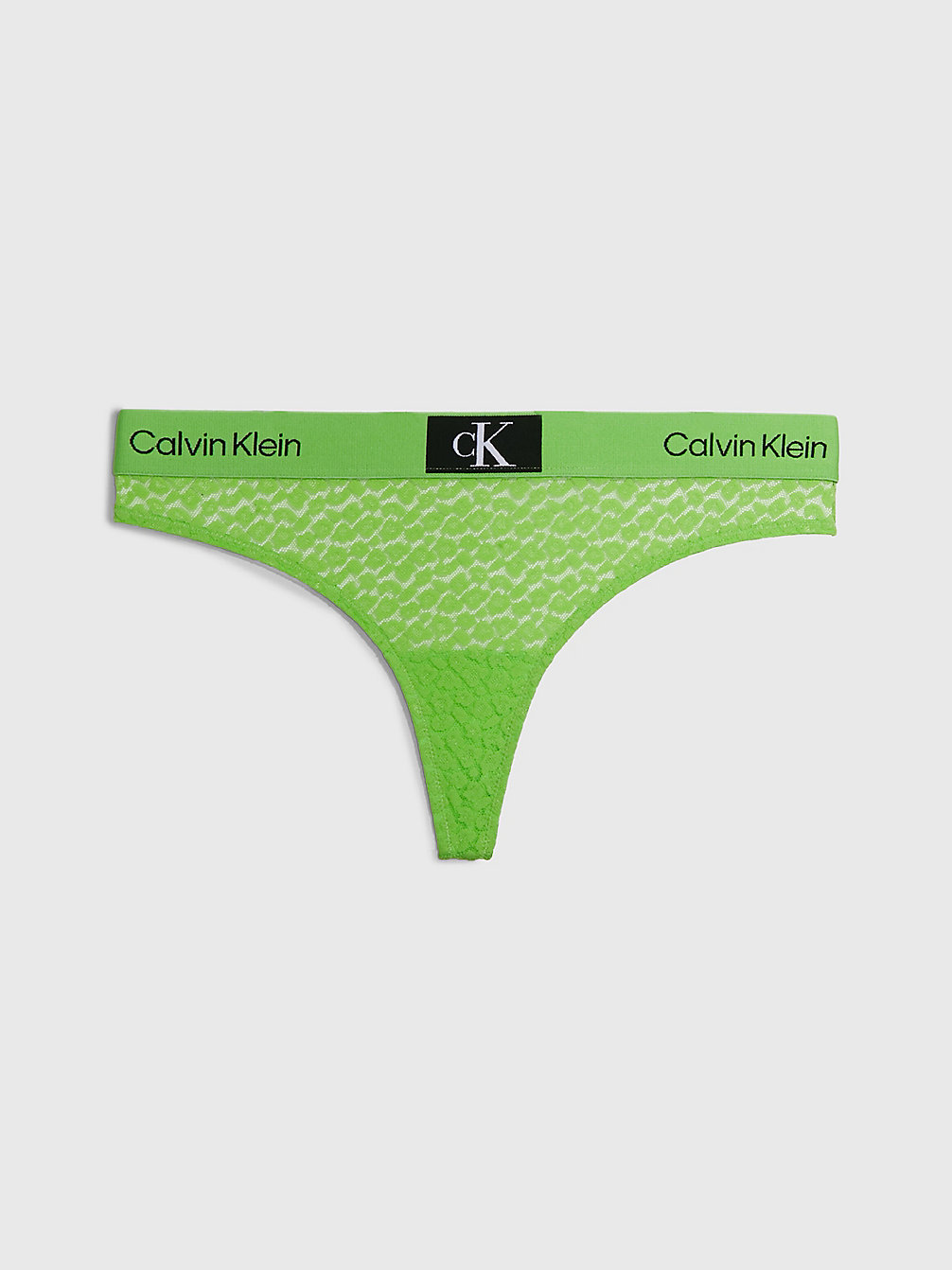 FABULOUS GREEN Lace Thong - Ck96 undefined women Calvin Klein