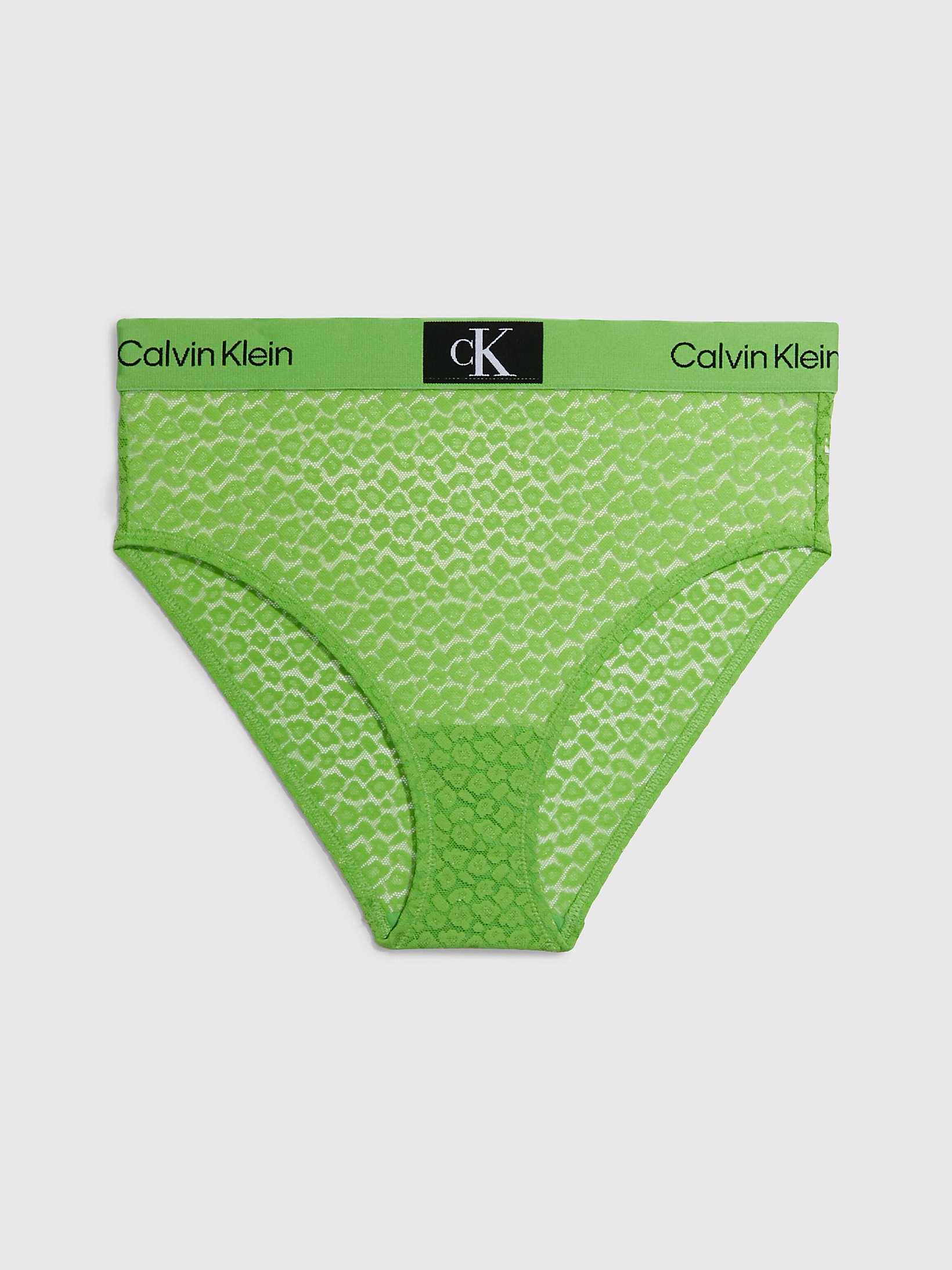 Lace High Waisted Bikini Briefs - CK96 Calvin Klein® | 000QF7177EAD1