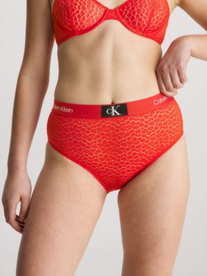 Lace High Waisted Bikini Briefs - CK96 Calvin Klein®