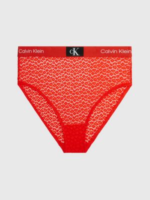 Calvin klein 2024 underwear women red