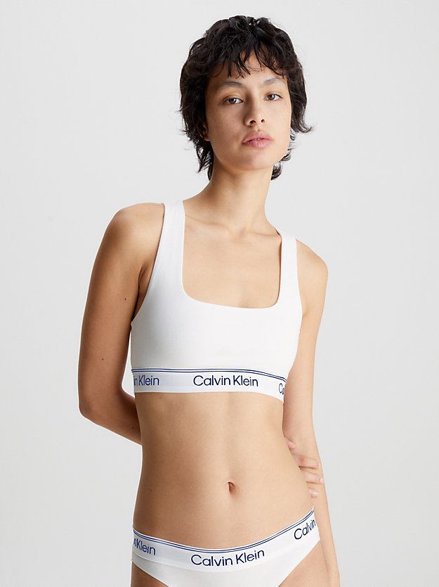 WHITE Corpiño - Athletic Cotton de mujer CALVIN KLEIN