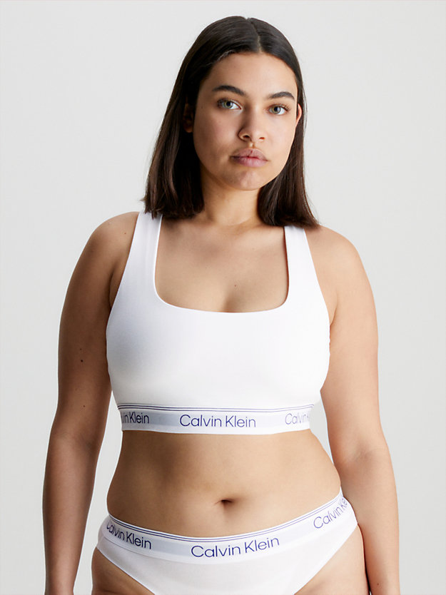 WHITE Brassière - Athletic Cotton for femmes CALVIN KLEIN