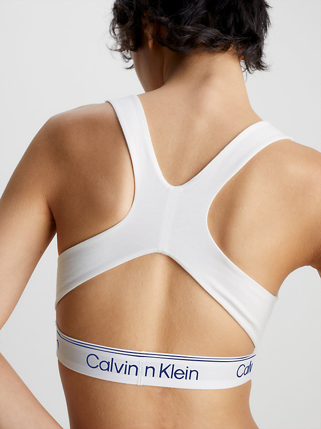 corpiño - athletic cotton white de mujer calvin klein