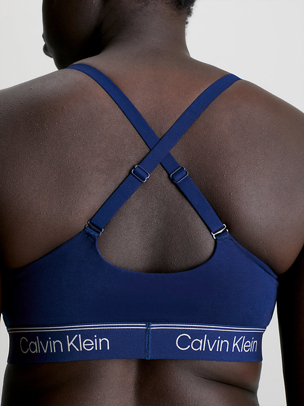BLUE DEPTHS Triangle Bra - Athletic Cotton for women CALVIN KLEIN