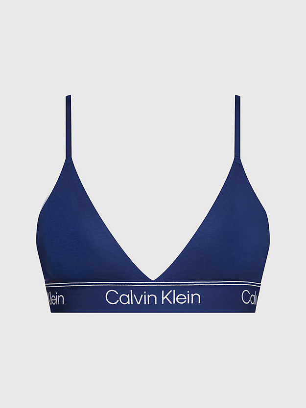 BLUE DEPTHS Triangle Bra - Athletic Cotton for women CALVIN KLEIN