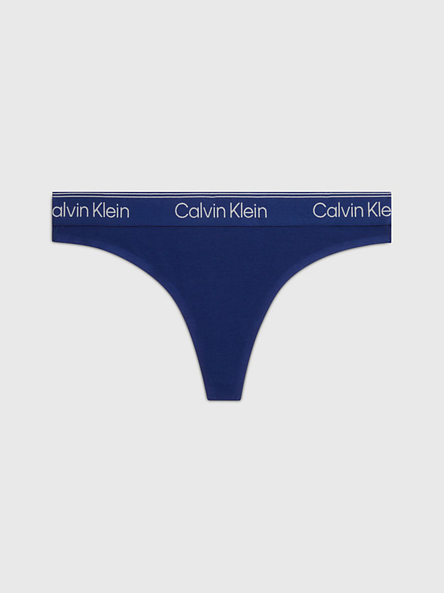 BLUE DEPTHS Stringi - Athletic Cotton dla Kobiety CALVIN KLEIN