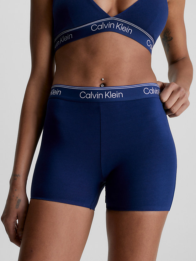 BLUE DEPTHS Cycle Shorts - Athletic Cotton for women CALVIN KLEIN