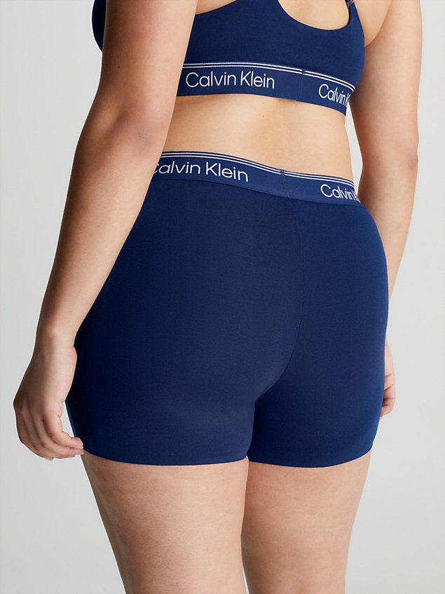 blue cycle shorts - athletic cotton for women calvin klein
