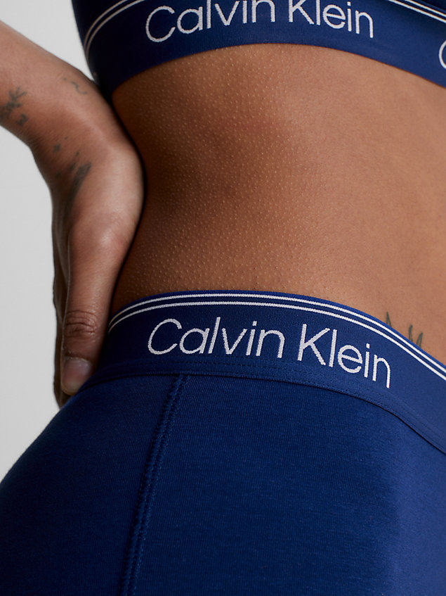 blue cycle shorts - athletic cotton for women calvin klein