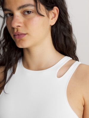 WHITE Bralette - CK Deconstructed for women CALVIN KLEIN