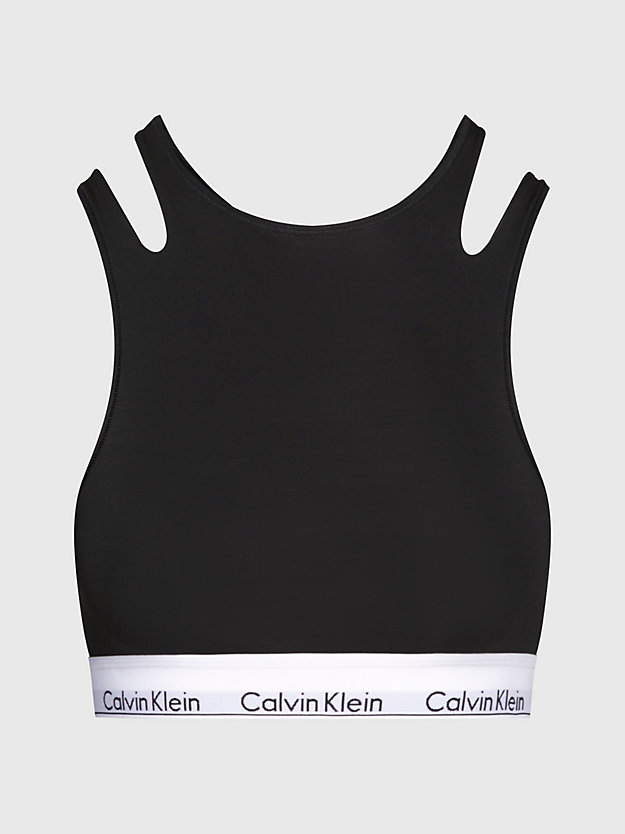 BLACK Brassière - CK Deconstructed for femmes CALVIN KLEIN