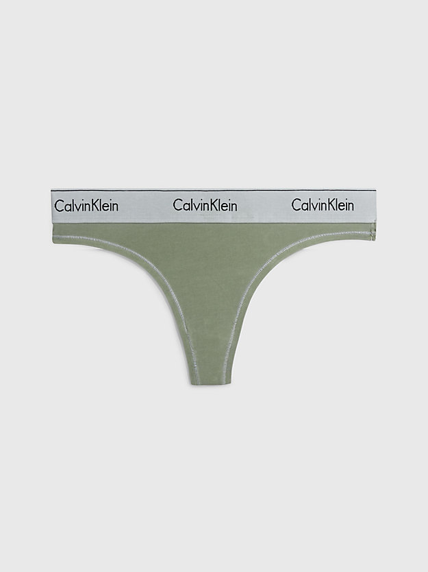 ECO GREEN Thong - Modern Cotton for women CALVIN KLEIN