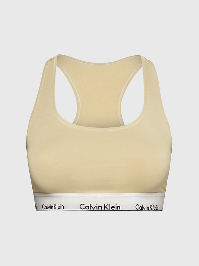 corpiño de talla grande – modern cotton orange de mujer calvin klein