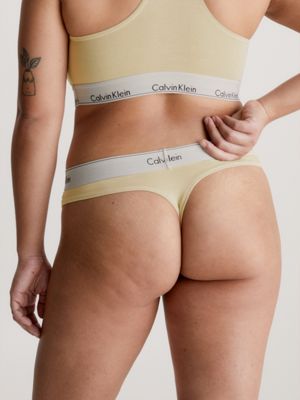 Plus Size Thong - Cotton | 000QF7211ESYP Klein® Calvin Modern