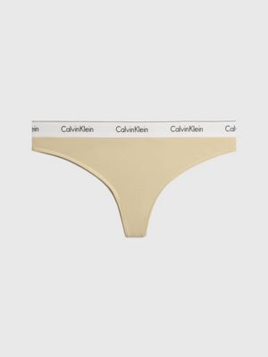 Frühbuchungsrabatt Plus Size Cotton 000QF7211ESYP Klein® Thong Modern Calvin | 