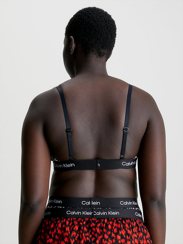 WARPED LOGO/BLACK Biustonosz typu bralette na cienkich ramiączkach - CK96 dla Kobiety CALVIN KLEIN