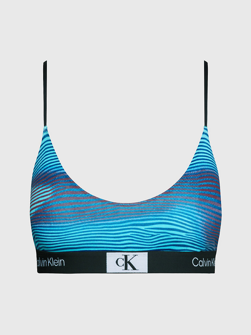 INFARED LINES - EGGSHELL BLUE String-Bralette - Ck96 undefined Damen Calvin Klein