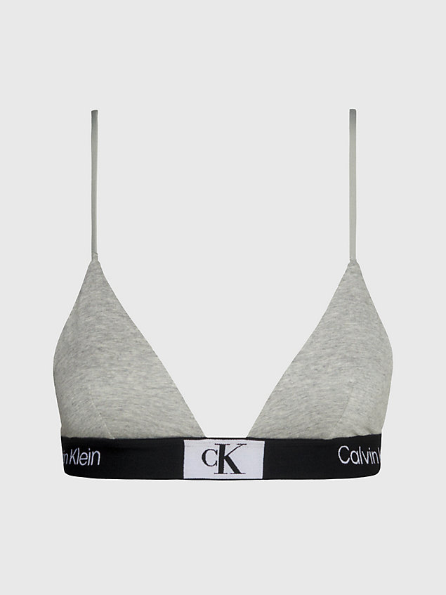 soutien-gorge triangle - ck96 grey pour femmes calvin klein