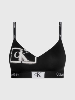 STENCIL LOGO PRINT+BLACK String-Bralette - Ck96 undefined Damen Calvin Klein