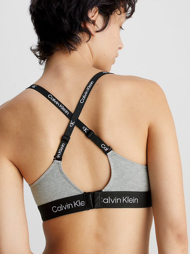 GREY HEATHER Biustonosz typu bralette na cienkich ramiączkach - CK96 dla Kobiety CALVIN KLEIN