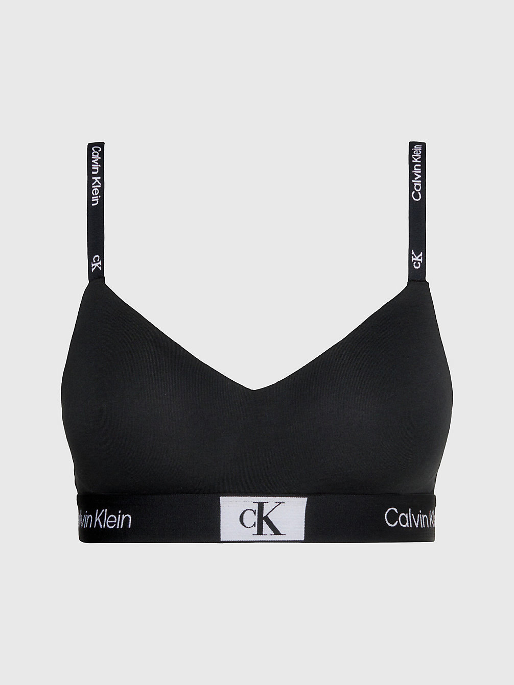 BLACK > Biustonosz Typu Bralette Na Cienkich Ramiączkach - Ck96 > undefined Kobiety - Calvin Klein