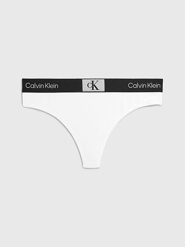 White Thong - Ck96 undefined women Calvin Klein