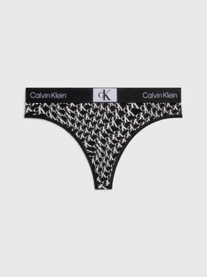 WARPED LOGO/BLACK String - Ck96 undefined Damen Calvin Klein