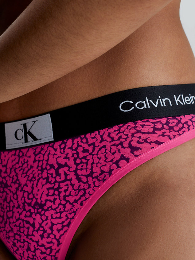 pink stringi - ck96 dla kobiety - calvin klein