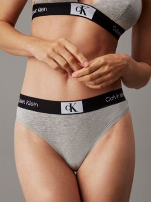 Grey Calvin Klein Underwear CK96 Modern Thong - JD Sports Global