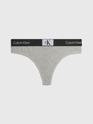 Grey Calvin Klein Underwear CK96 Modern Thong - JD Sports Global