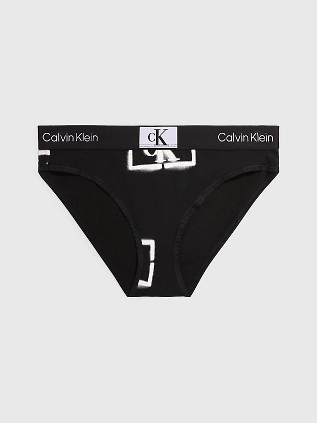 STENCIL LOGO PRINT+BLACK Culotte - CK96 for femmes CALVIN KLEIN