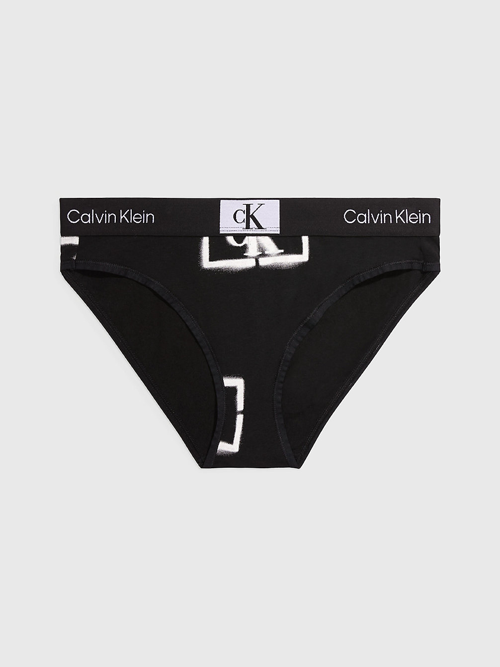 STENCIL LOGO PRINT+BLACK Bikini Slip - Ck96 undefined dames Calvin Klein