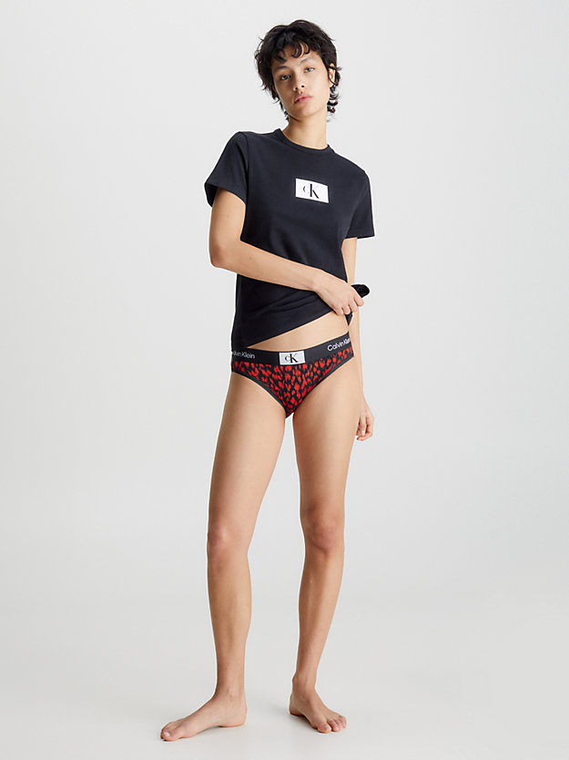 BLUR LEOPARD/HAZARD Bikini Briefs - CK96 for women CALVIN KLEIN