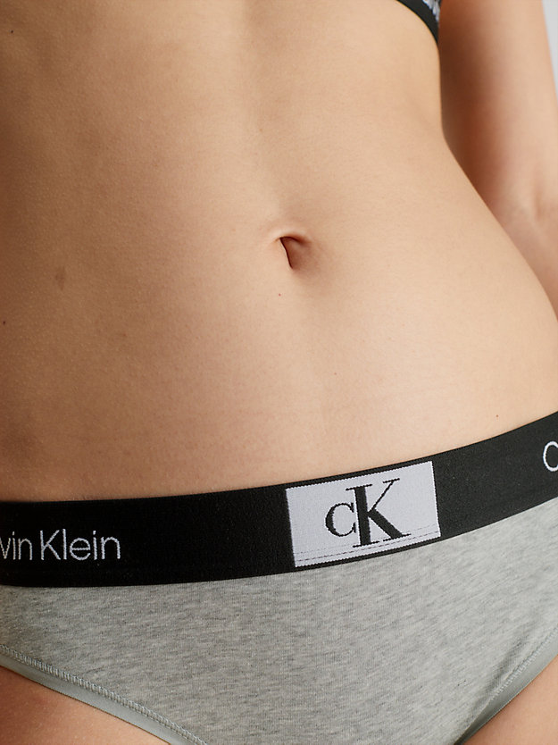 GREY HEATHER Bikini Briefs - CK96 for women CALVIN KLEIN