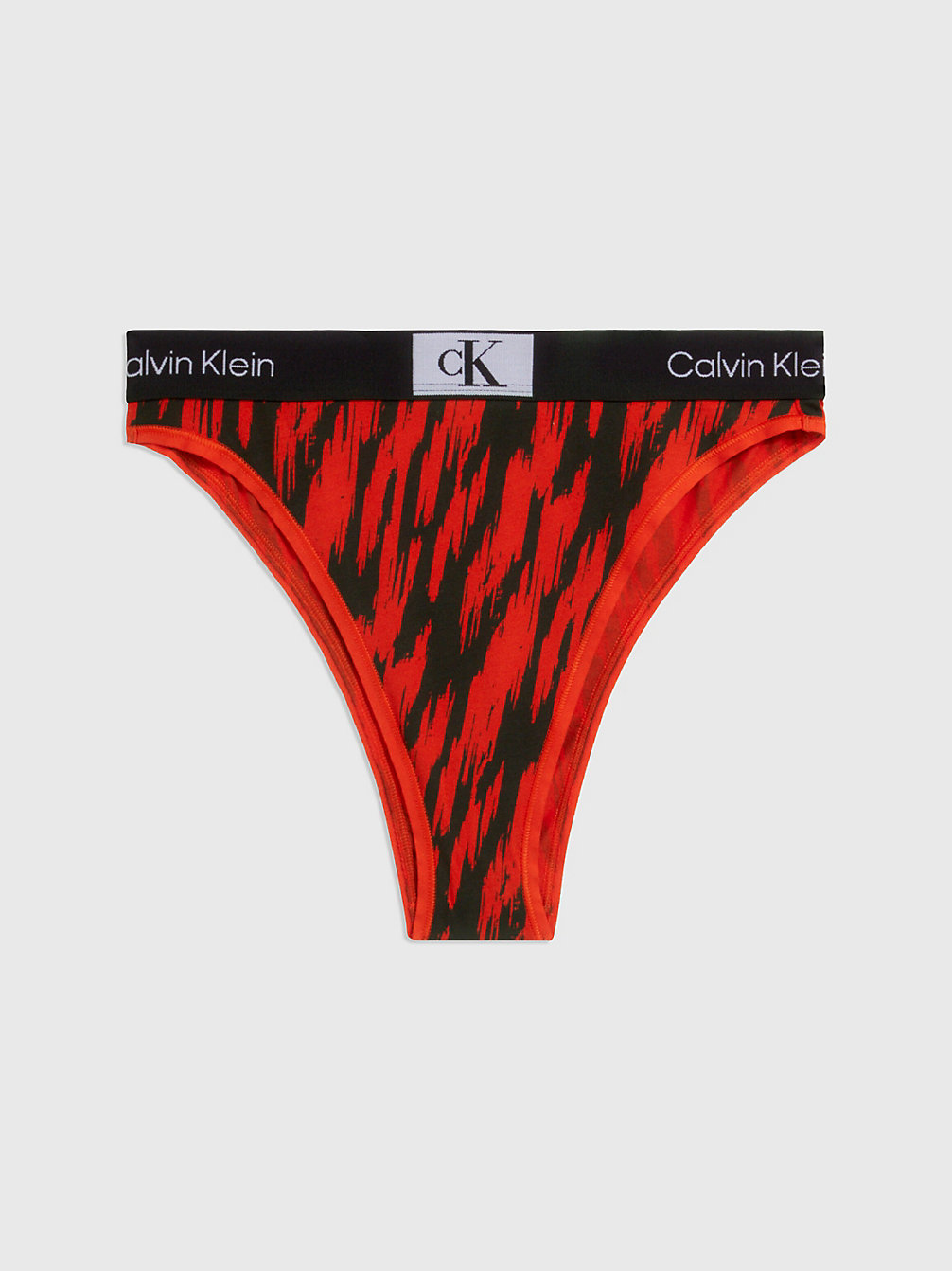 TIGER PRINT/HAZARD Brazilian Slip Hoge Taille - Ck96 undefined dames Calvin Klein