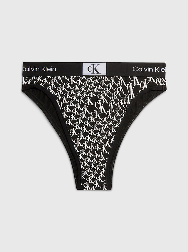 Warped Logo/black > Brazilian Slip Mit Hoher Taille - Ck96 > undefined Damen - Calvin Klein