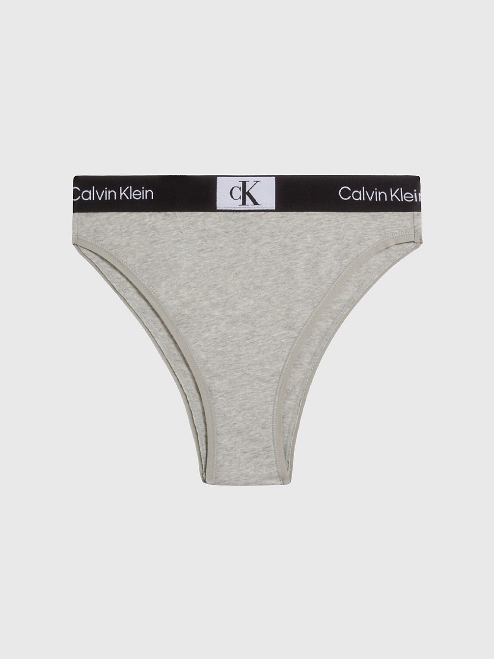 GREY HEATHER High Waisted Brazilian Briefs - Ck96 undefined women Calvin Klein