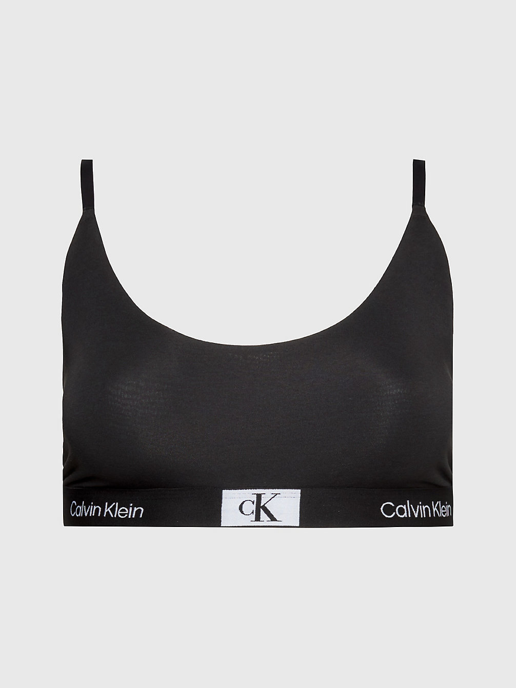 BLACK Grote Maat Bralette Spaghettibandjes - Ck96 undefined dames Calvin Klein