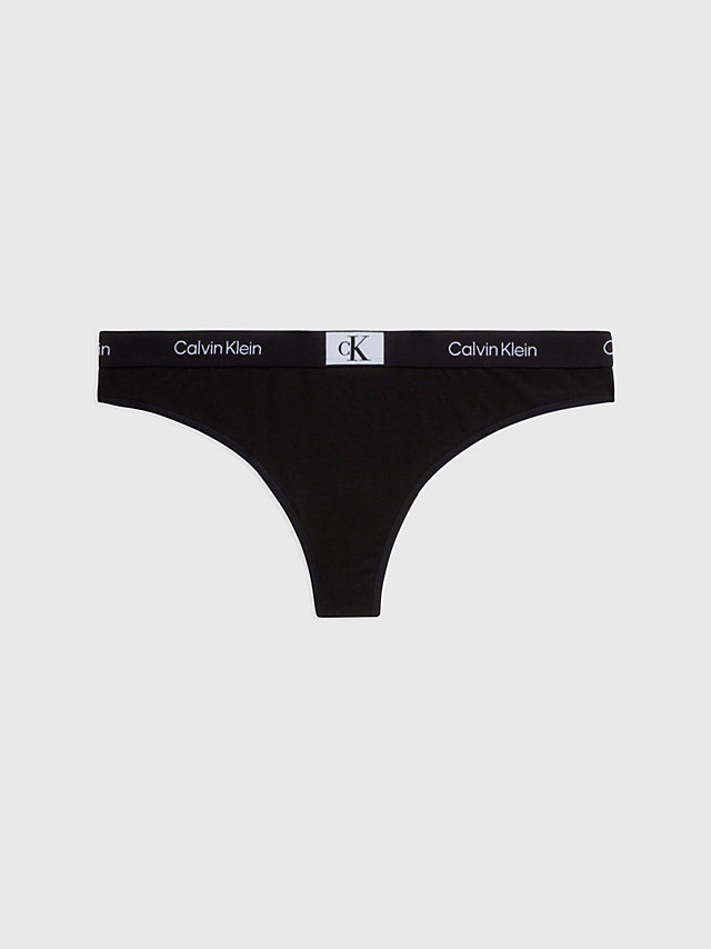Black Plus Size Thong - Ck96 undefined women Calvin Klein