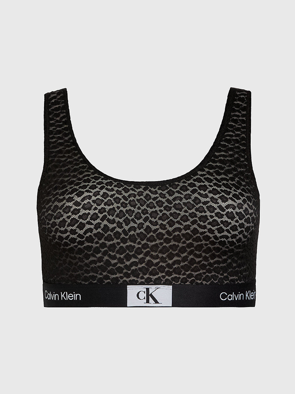 BLACK > Biustonosz Typu Bralette Plus Size - Ck96 > undefined Kobiety - Calvin Klein