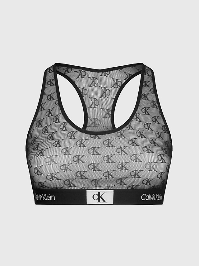 Black Plus Size Lace Bralette - Ck96 undefined women Calvin Klein