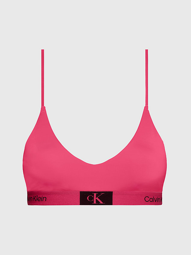 pink bralette - ck96 for women calvin klein