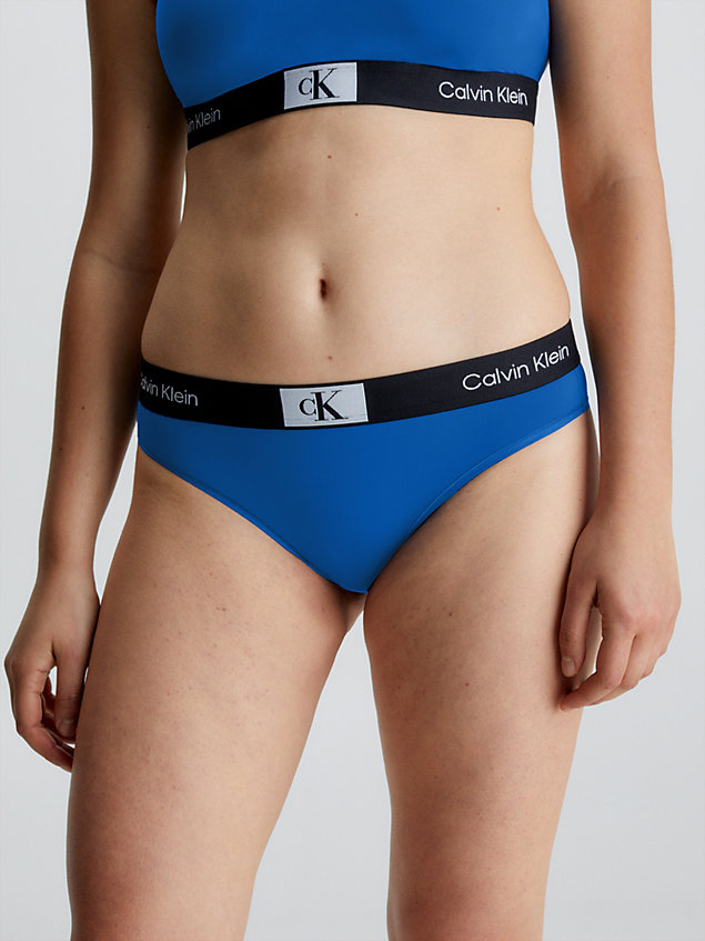 blue bikini briefs - ck96 for women calvin klein