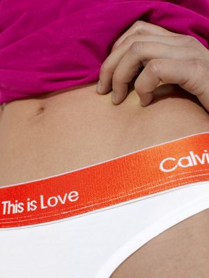 WHITE Tanga - Pride de mujer CALVIN KLEIN