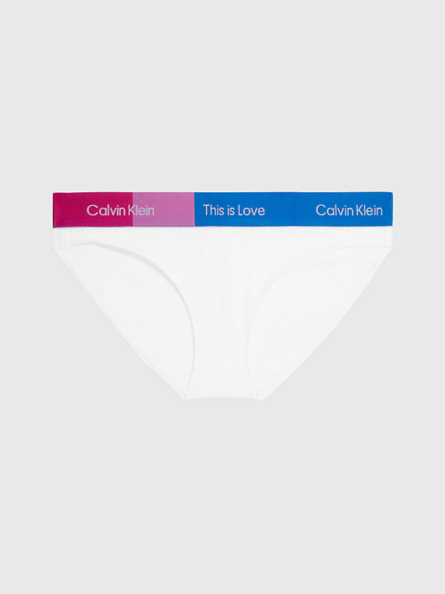 WHITE Slip bikini - Pride da donna CALVIN KLEIN