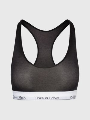 CALVIN KLEIN UNDERWEAR: CK ONE SHEER TRIANGLE BRALETTE – 85 86  eightyfiveightysix