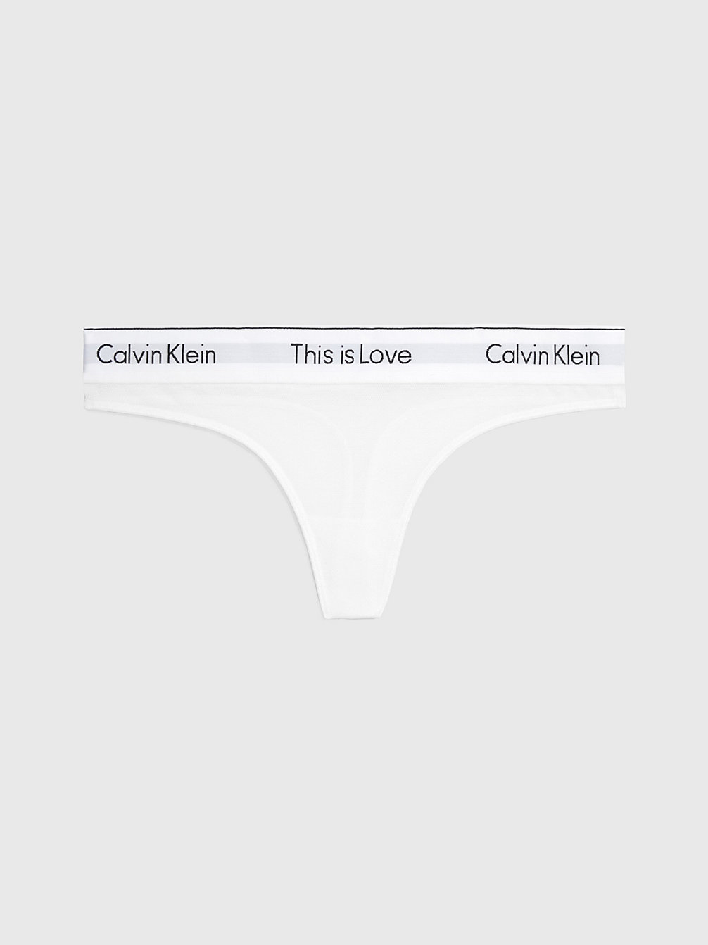 WHITE > String Aus Mesh - Pride > undefined Damen - Calvin Klein