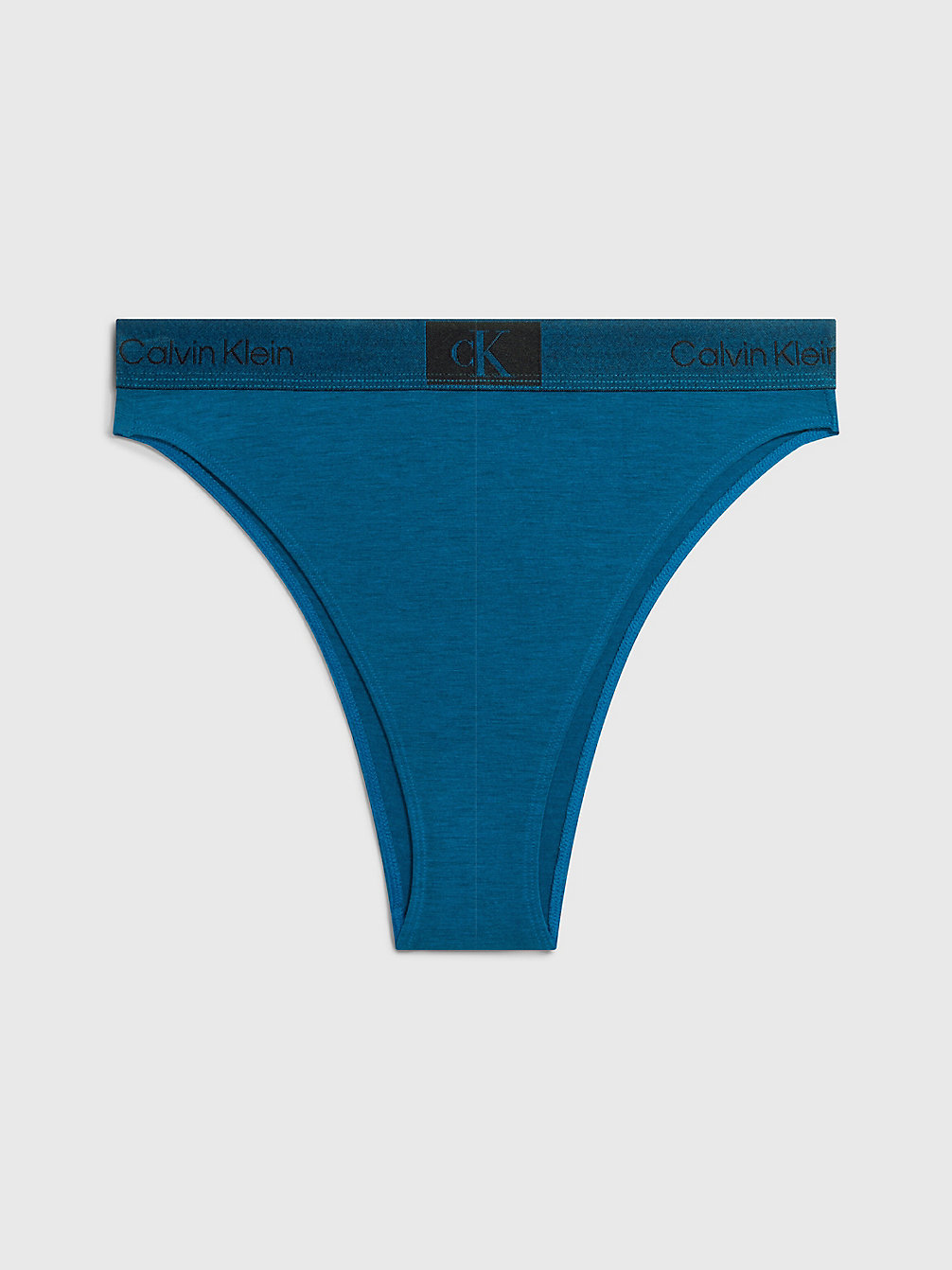 AMPLIFIED BLUE High Waisted Brazilian Briefs - Ck96 undefined women Calvin Klein