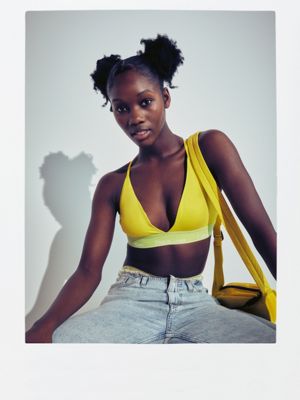 LEMON LIME Triangle Bra - Pride for women CALVIN KLEIN