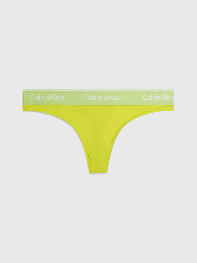 Lemon Lime String - Pride undefined femmes Calvin Klein